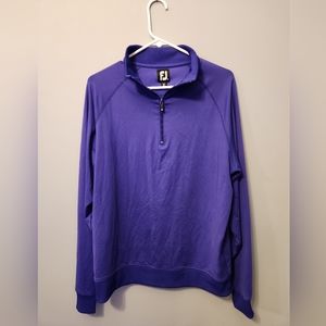 Footjoy FJ Performance Quarter Zip Medium Purple